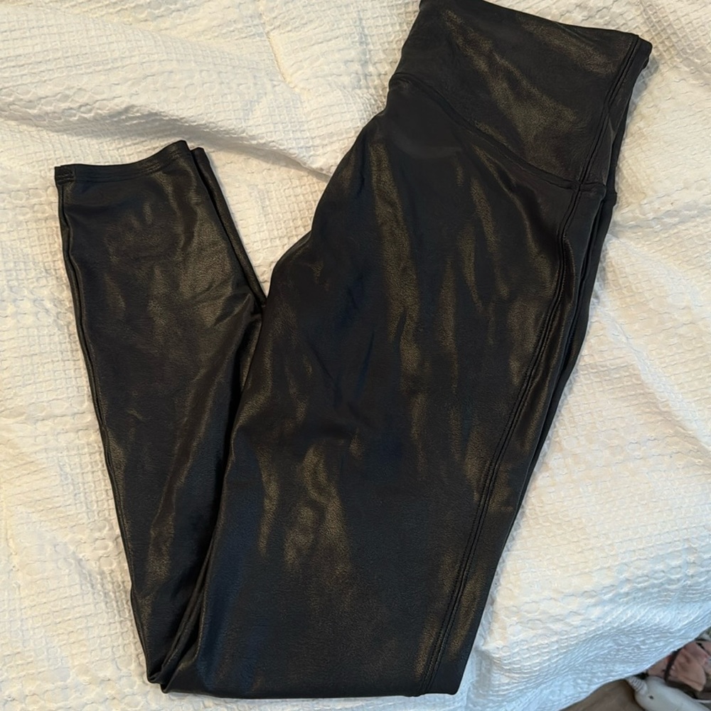 Spanx faux leather leggings